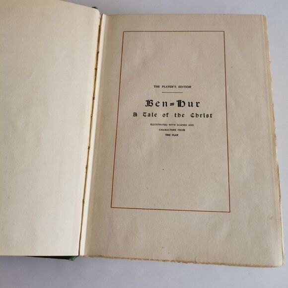 1901 Ben-Hur Player's Edition Hardcover Book, Antique Collectable - Picture 3 of 11